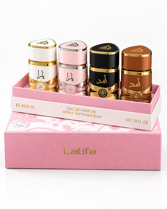 Lattafa Yara Mini Perfume Set – 4 × 35ml