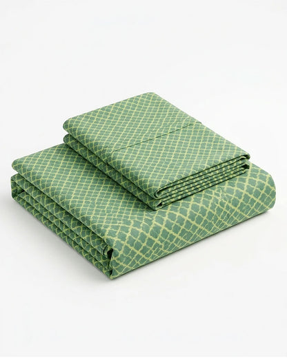 Premium 3-Piece Printed Bedsheet Set