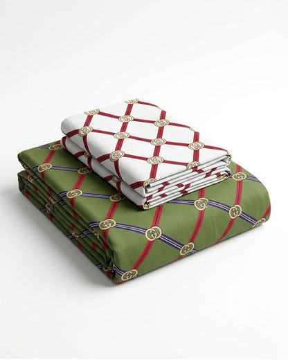 Premium 3-Piece Printed Bedsheet Set