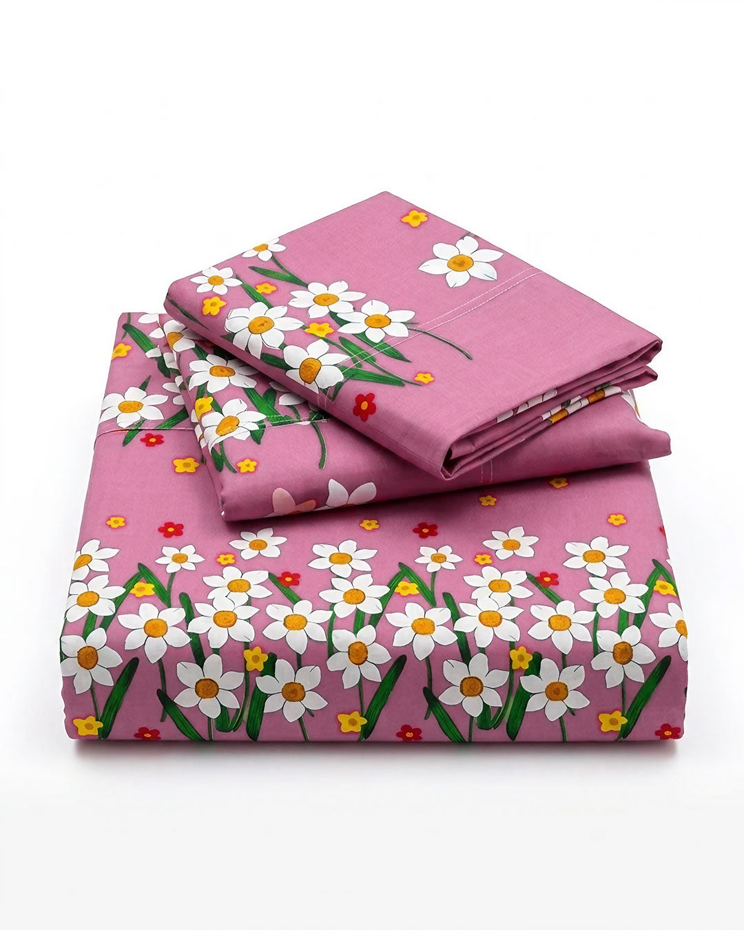 Premium 3-Piece Printed Microfiber Bedsheet Set | Soft & Comfortable Bedding