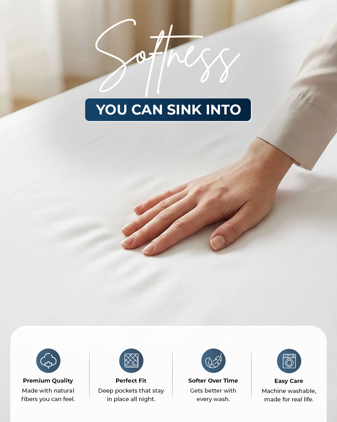 Premium 3-Piece Printed Microfiber Bedsheet Set | Soft & Comfortable Bedding