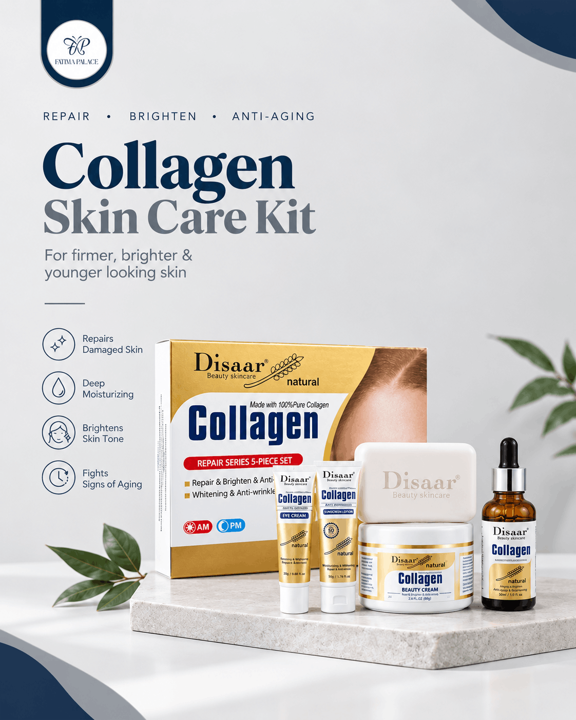 Disaar Collagen 5-Piece Skincare Set