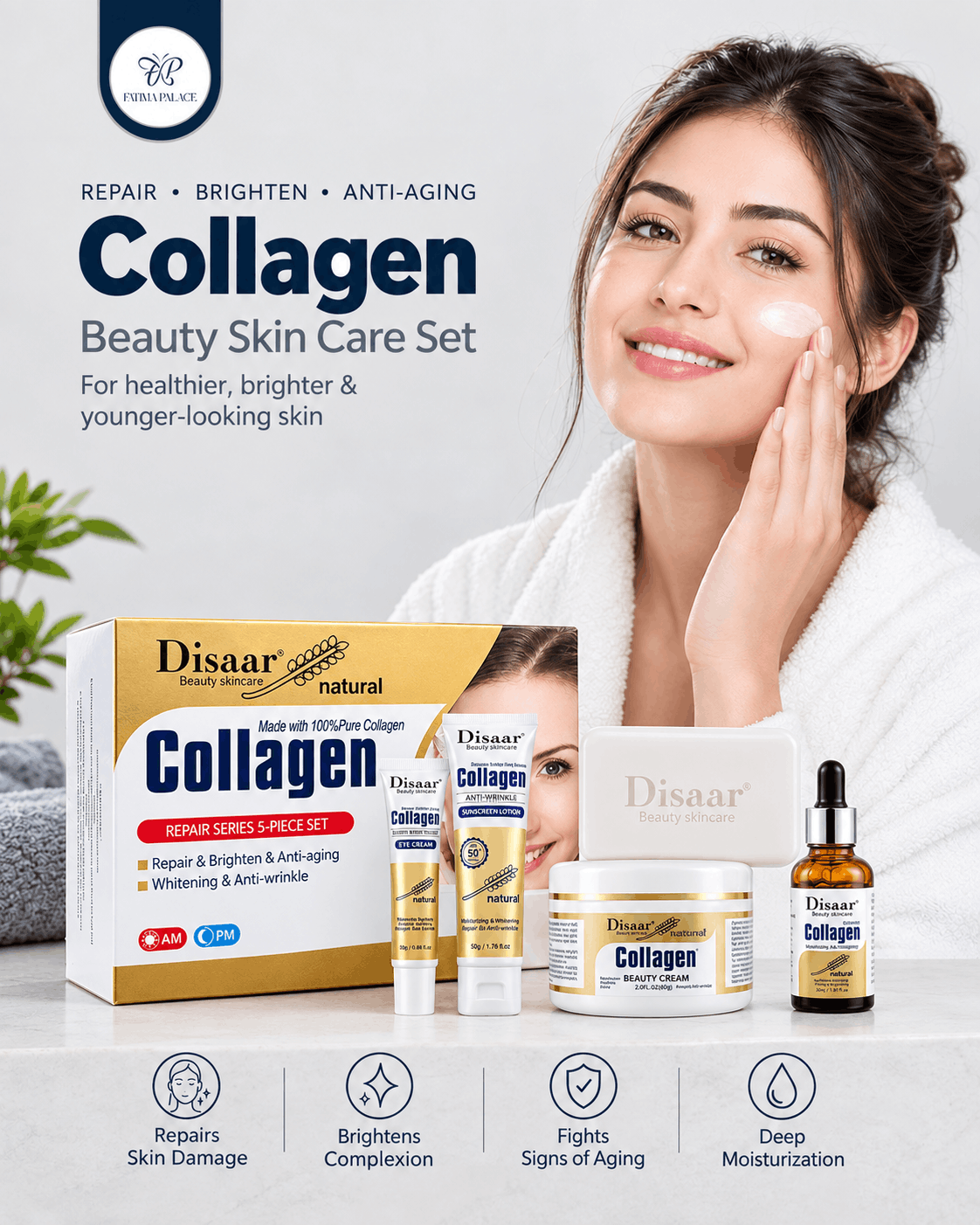 Disaar Collagen 5-Piece Skincare Set