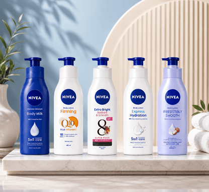 NIVEA Body Lotion Bundle – Pack of 5