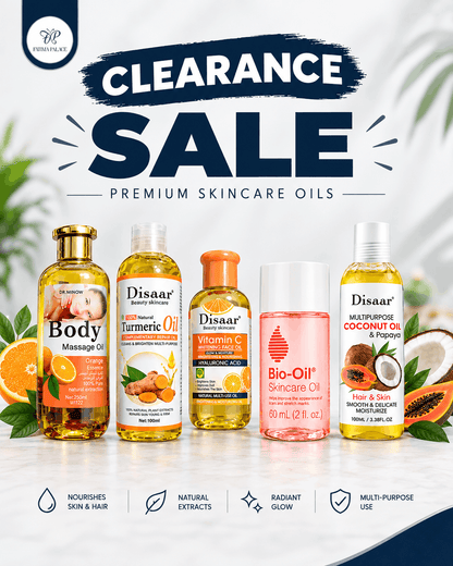 5-Piece Premium Beauty Oil Bundle
