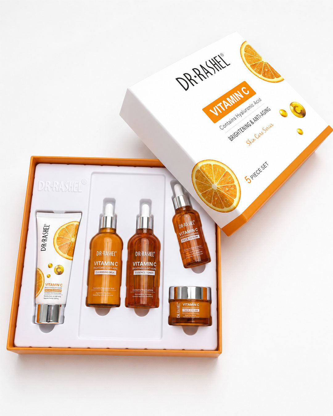 Dr. Rashel Vitamin C 5-Piece Brightening Skincare Set