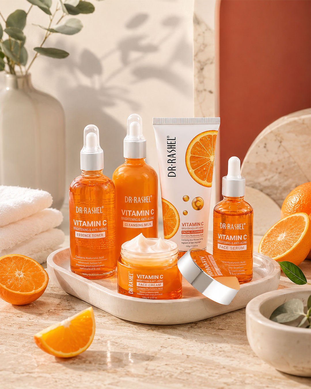 Dr. Rashel Vitamin C 5-Piece Brightening Skincare Set