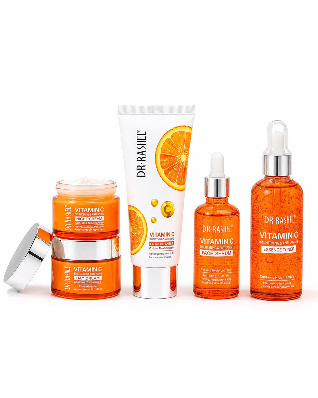 Dr. Rashel Vitamin C 5-Piece Brightening Skincare Set