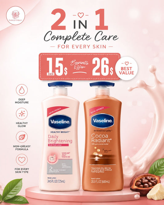 Vaseline Body Lotion Duo Pack