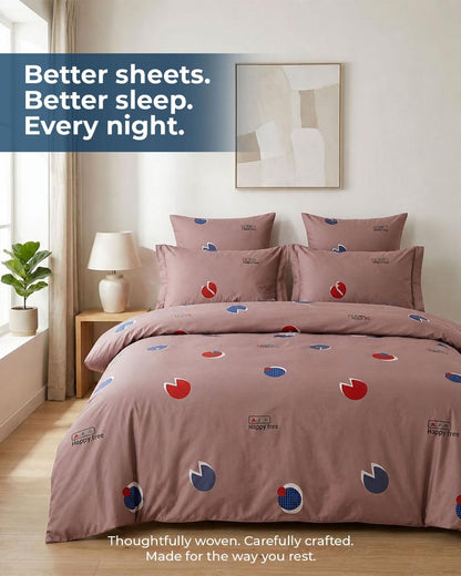 Premium 3-Piece Printed Bedsheet Set