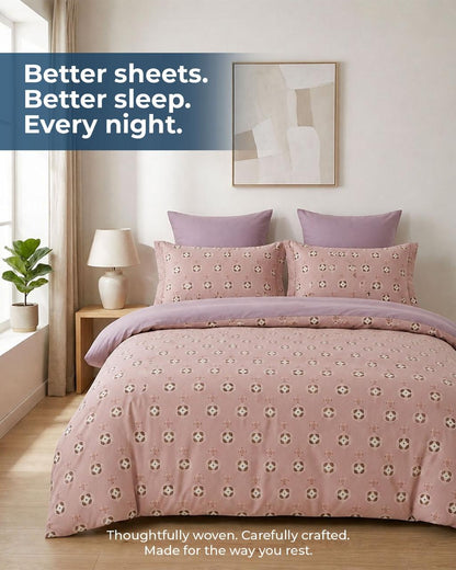 Premium 3-Piece Printed Bedsheet Set